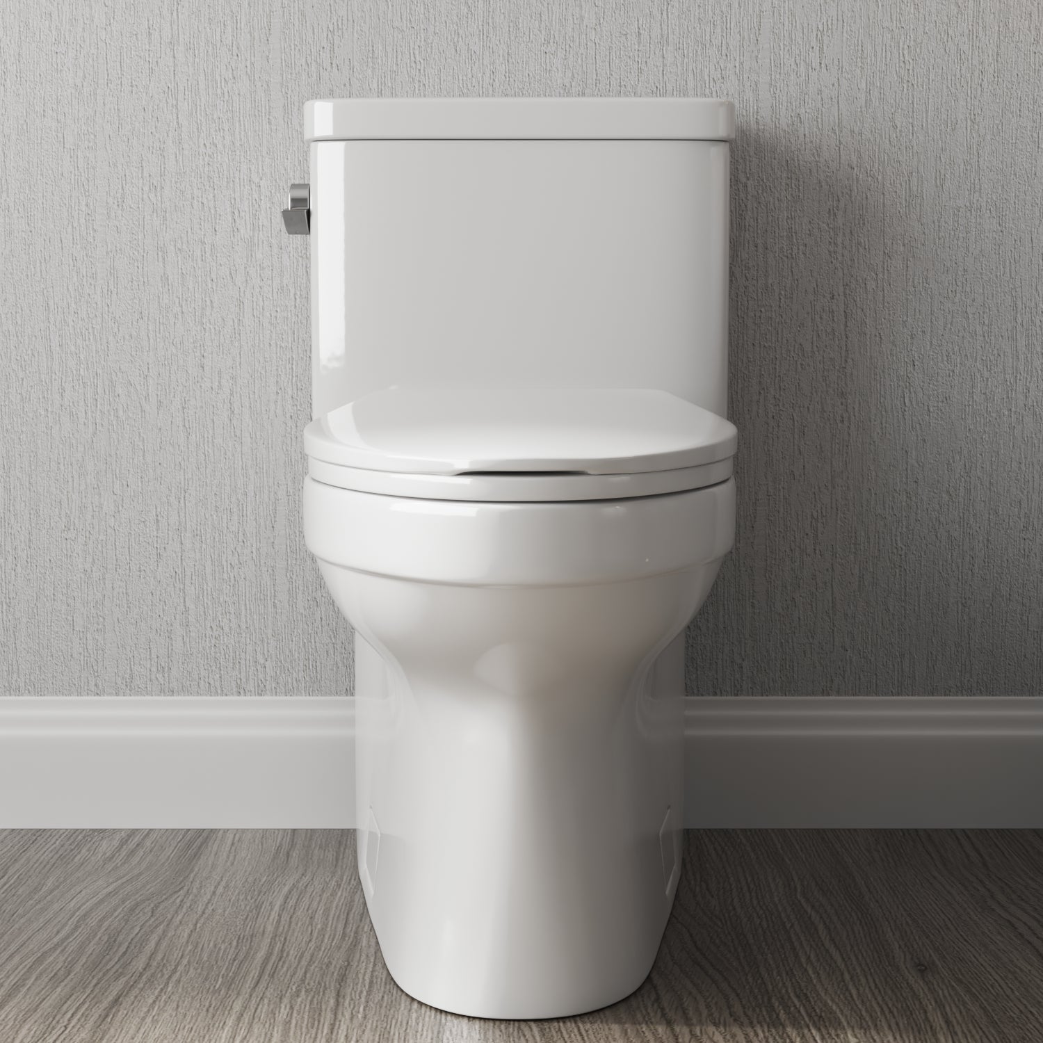 DeerValley Comfort Height Elongated Ceramic One-Piece Toilet in White - DV-1F52828