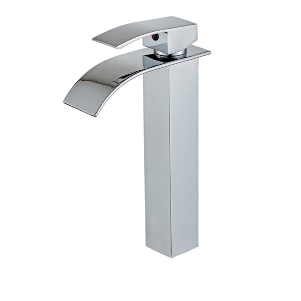 DeerValley Bath DeerValley DV-1J82825 Ally Waterfall Single Handle Vessel Sink Bathroom Faucet Faucet