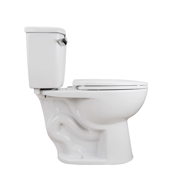 DeerValley Bath DeerValley DV-2F52531 Dynasty 1.28 GPF (Water Efficient) Elongated Two-Piece Toilet (Seat Included) Toilet