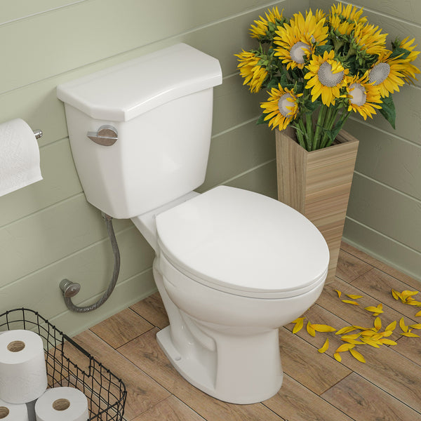 DeerValley Bath DeerValley DV-2F52531 Dynasty 1.28 GPF (Water Efficient) Elongated Two-Piece Toilet (Seat Included) Toilet