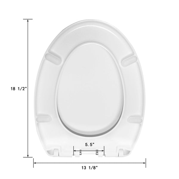 DeerValley Bath DeerValley DV-F068S21 Quick-Release Soft-Close Elongated Urea Formaldehyde Resin (UF) Toilet Seat (Fit with DV-1F52816/DV-1F52828/DV-1F52829 ) Toilet Seats