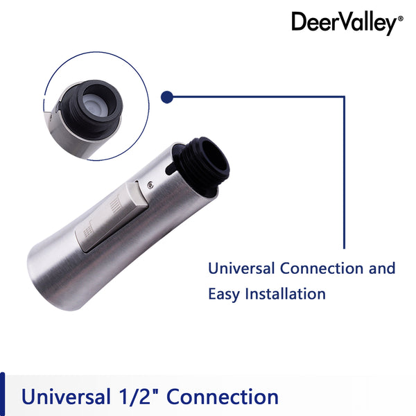 DeerValley Bath Deervalleybath DV-J291SP01 Gleam Dual Functional Side Sprayer